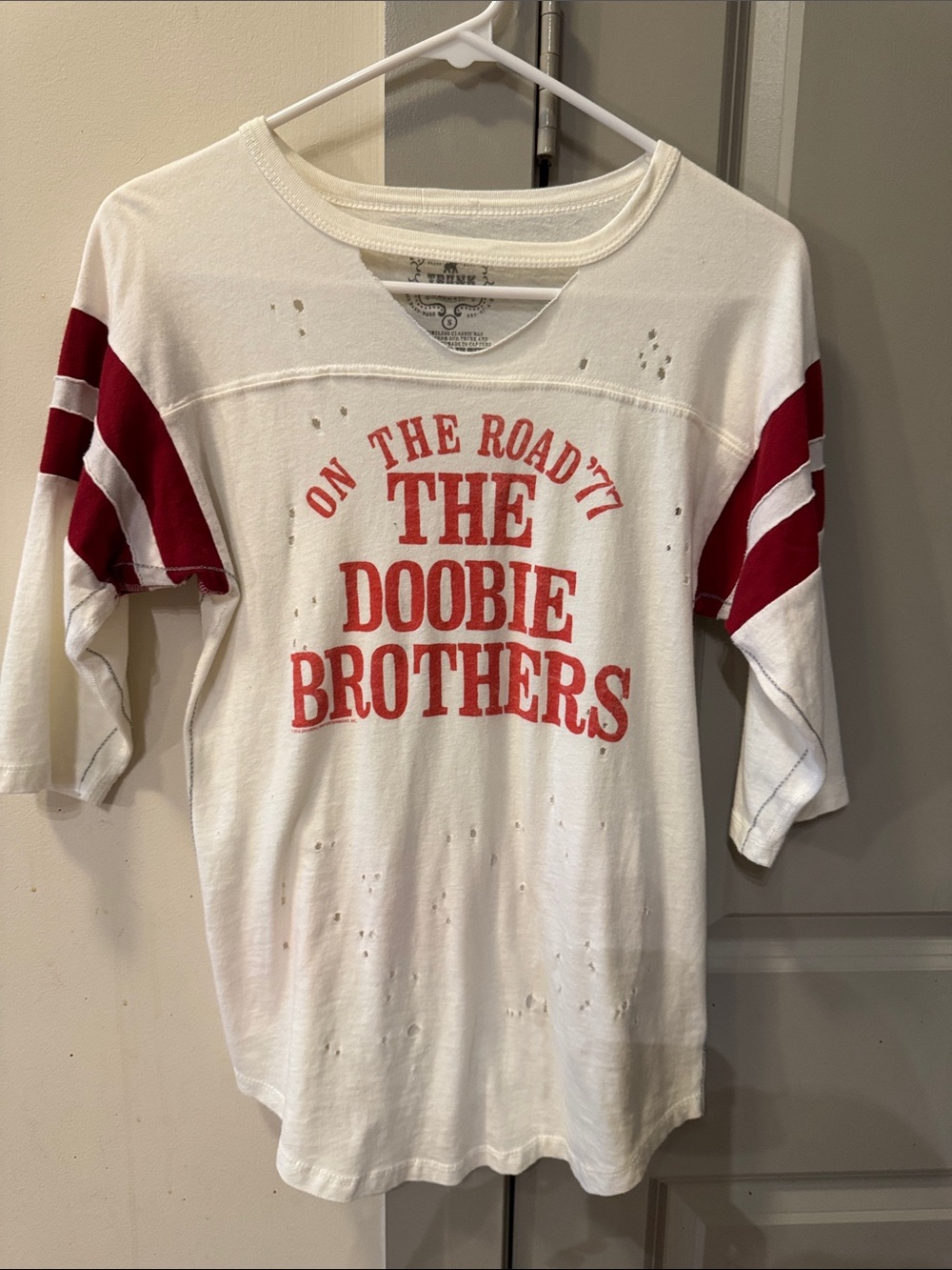 Trunk Ltd Distressed Doobie Brothers Top